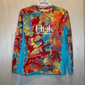 Huk Fishing Shirt Men’s Large Good Condition